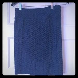 Diamond detailed pencil skirt